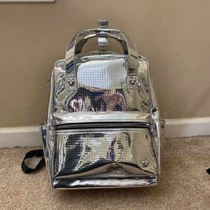 Disney Parks Pin Backpack Silver